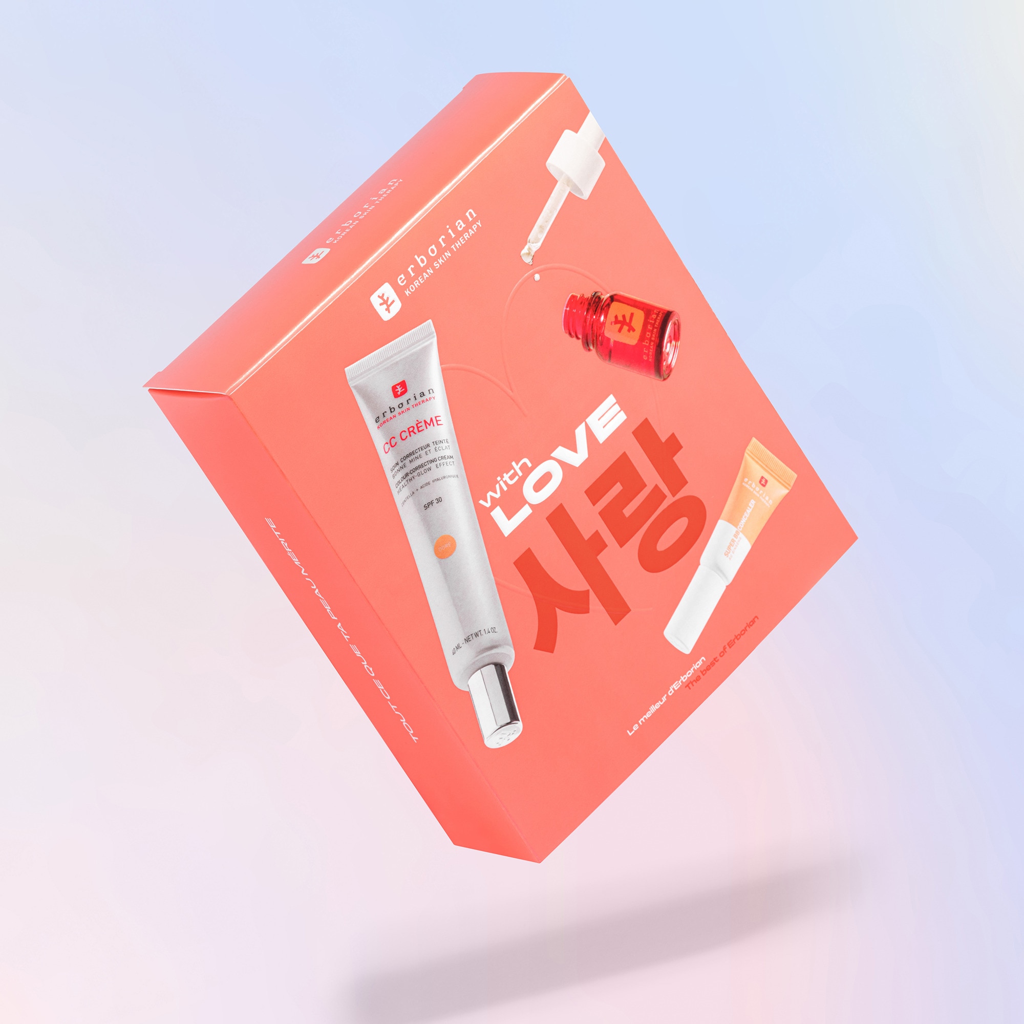 Kit cc crème x super bb concealer x skin therapy - doré