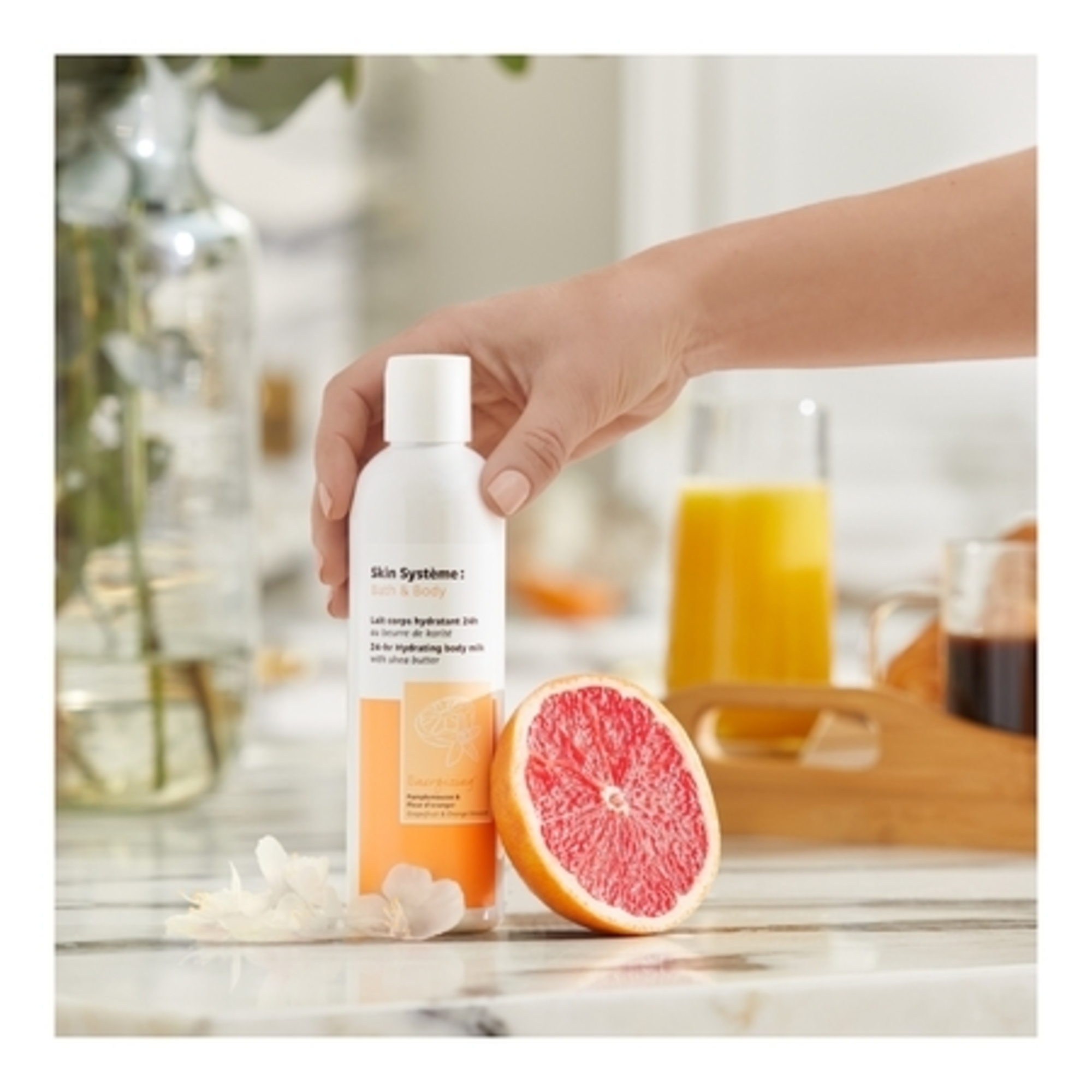 Lait corps hydratant 24h Pamplemousse & Fleur d'oranger