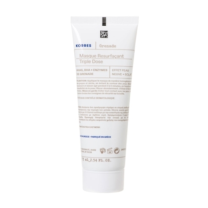 75ML KORRES GRENADE Masque Resurfaçant Peeling, Effet Peau Neuve  1 of 4 