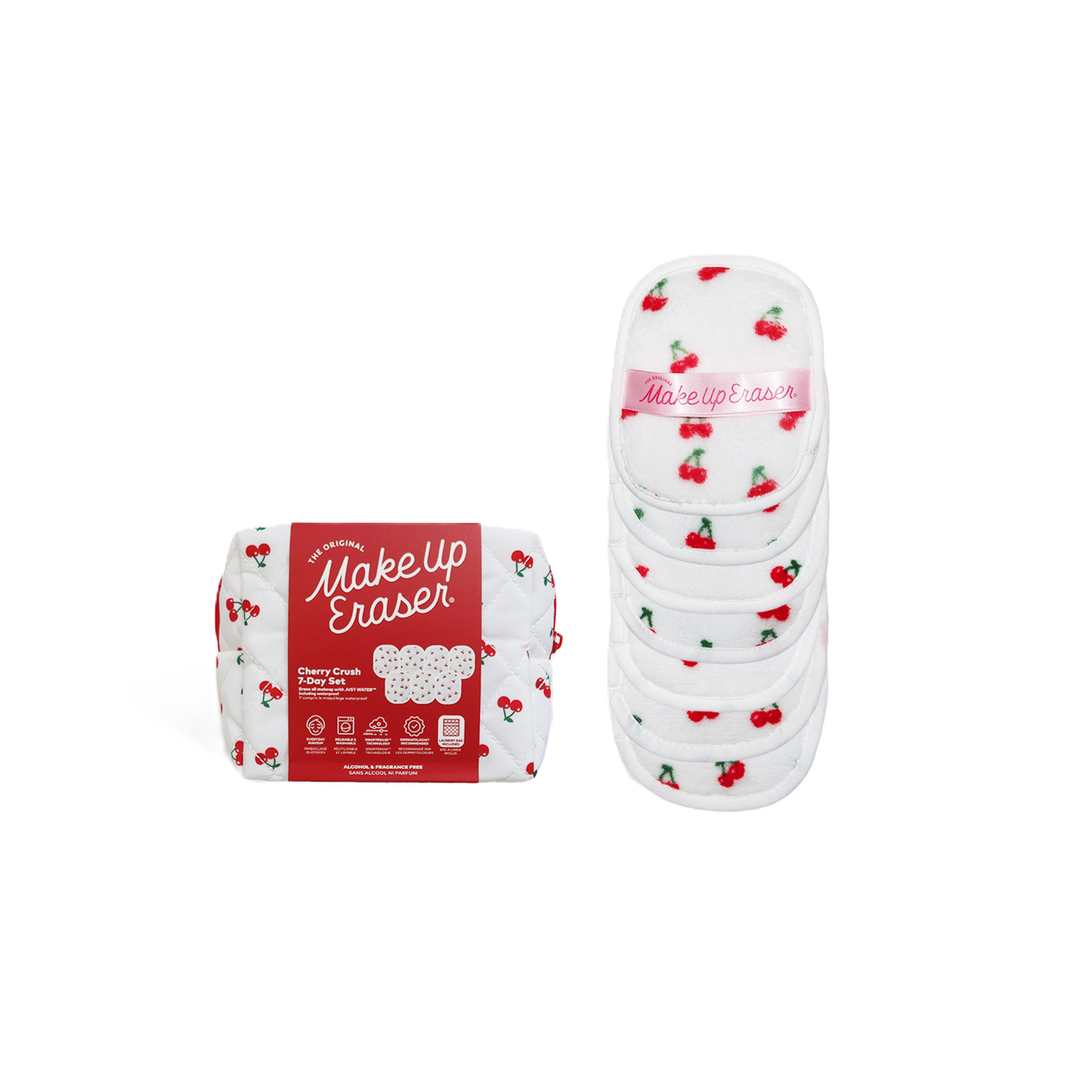 Make Up Eraser - Accessoires - Serviette Démaquillante Réutilisable - Cherry Crush