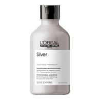 300ML L'ORÉAL PROFESSIONNEL SILVER Shampoing pour cheveux gris et blancs  1 of 2 