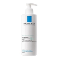 400ML LA ROCHE POSAY ISO UREA 5+ Lait hydratant lissant anti-squames à l'urée  1 of 2 