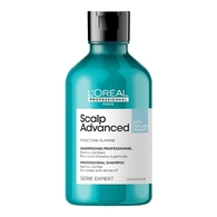 300ML L'ORÉAL PROFESSIONNEL SERIE EXPERT SCALP ADVANCED Shampoing dermo-clarifiant anti-pelliculaire  1 of 2 