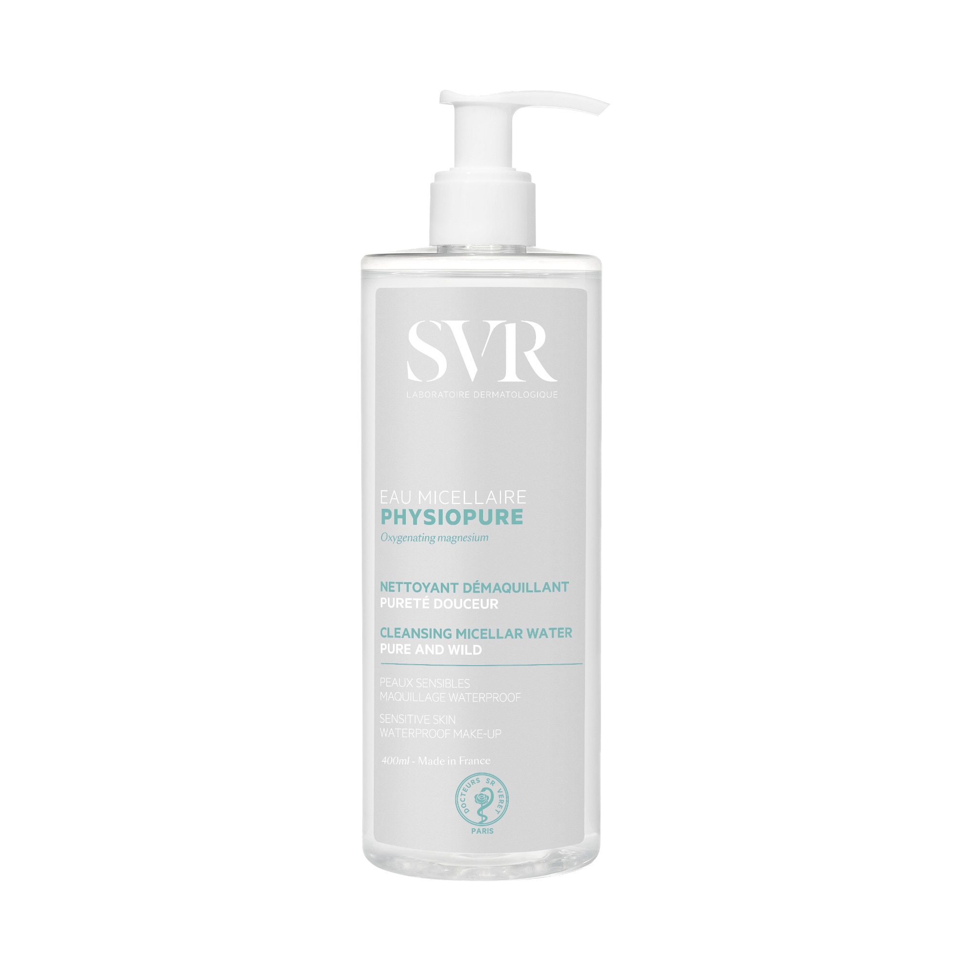 400ml LABORATOIRE SVR PHYSIOPURE EAU MICELLAIRE Eau nettoyante démaquillante pureté douceur 1 of 1