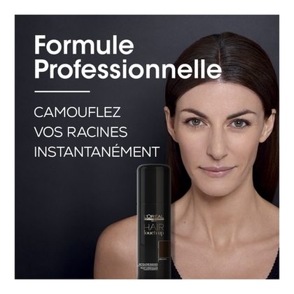 Spray de retouches racines s'estompe en 1 shampooing brun