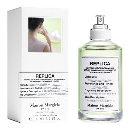 100ML MAISON MARGIELA REPLICA Matcha Meditation Eau de Toilette Florale Hespéridé  1 of 4 