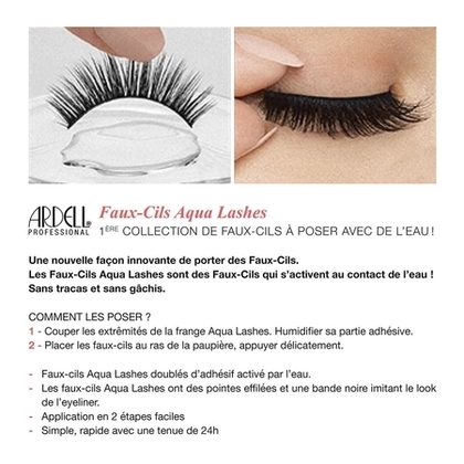 Faux cils 341 adhesif avec l'eau