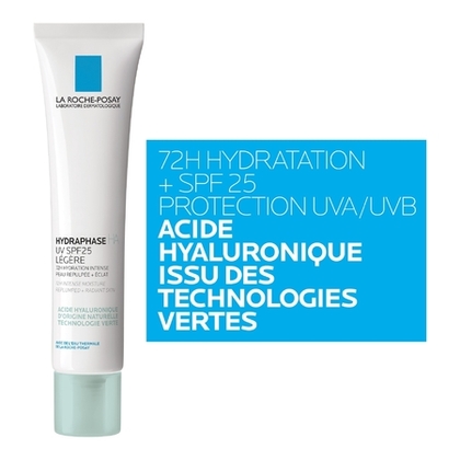 40ML LA ROCHE POSAY HYDRAPHASE HA UV Crème légère hydratante spf 25  1 of 4 