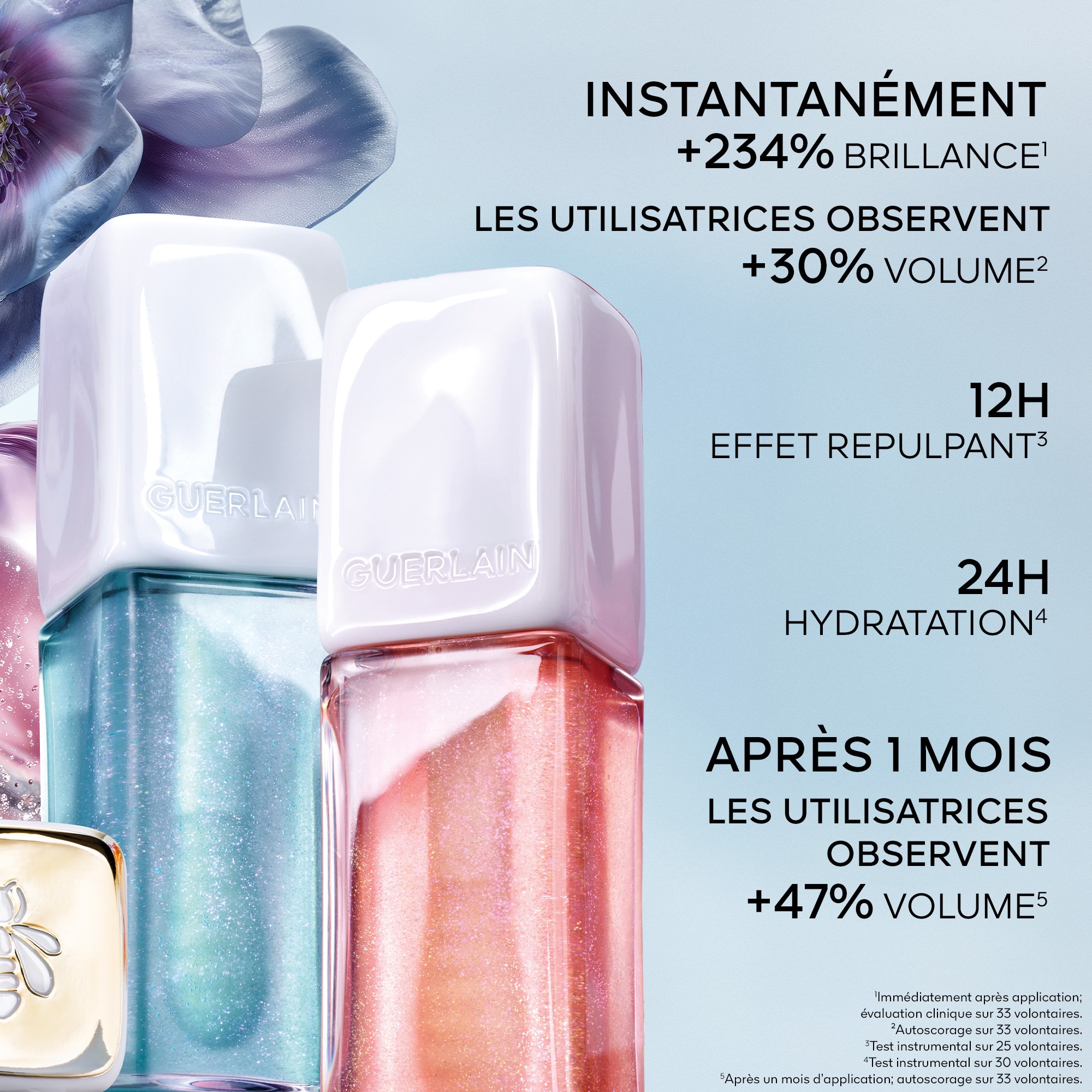 Guerlain KISSKISS BEE GLOW PLUMP Repulpeur illuminateur infusé au miel et aux cyclopeptides  1 of 4 