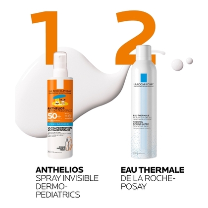 200ML LA ROCHE POSAY ANTHELIOS DERMO-PEDIATRICS Spray solaire invisible enfants peaux sensibles visage & corps - SPF50+  1 of 4 