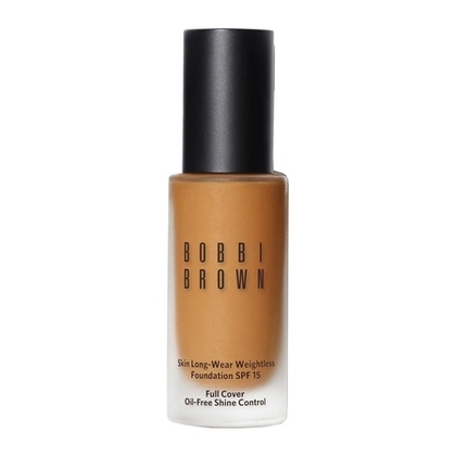  BOBBI BROWN SKIN LONG-WEAR WEIGHTLESS FOUNDATION Fond de teint longue tenue ultra-léger couvrance parfaite fini mat SPF15  1 of 4 