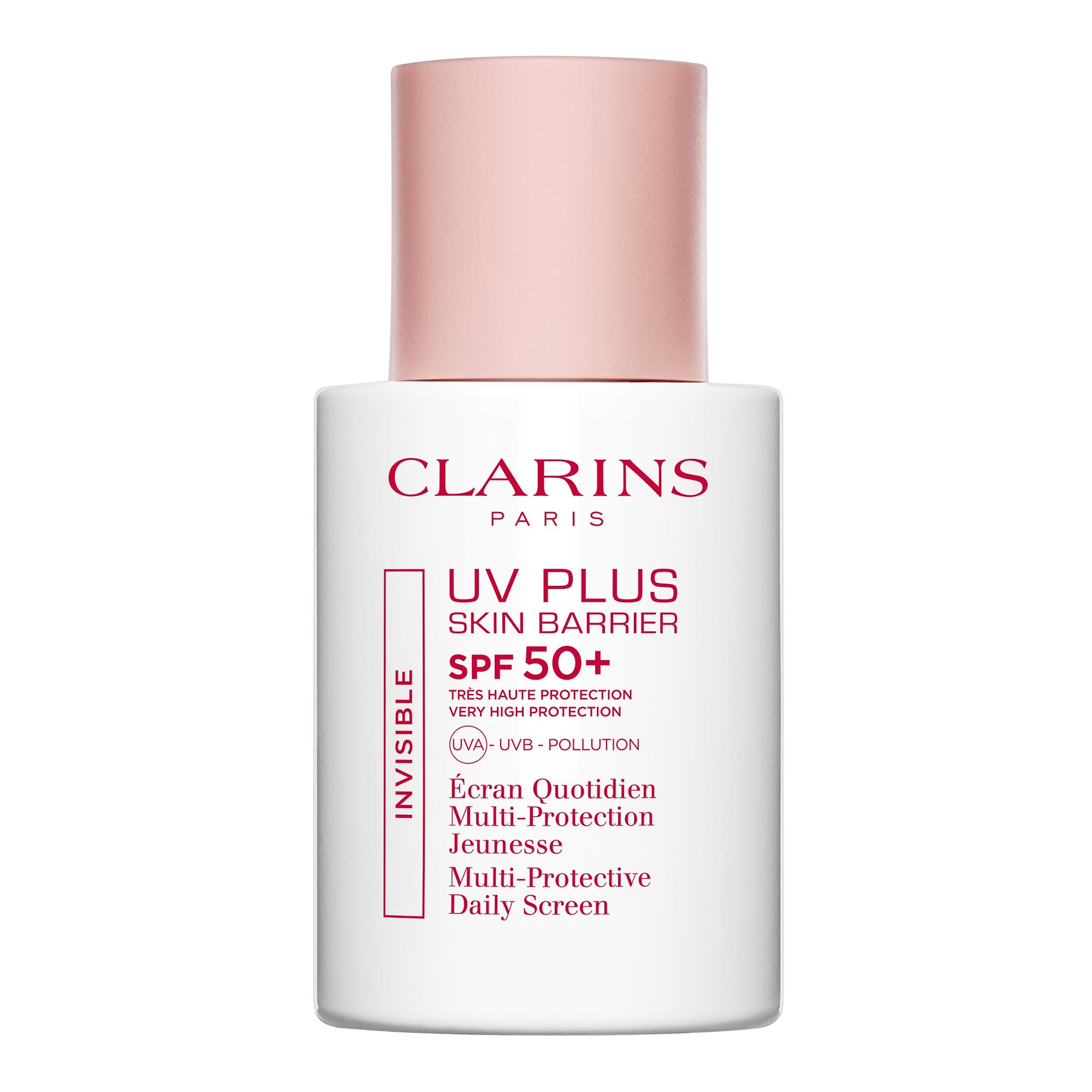 30ML Clarins UV PLUS Uv plus skin barrier spf 50+ et anti-pollution ? écran quotidien multi-protection  6-en-1  Uv plus skin barrier spf 50+ et anti-pollution ? écran quotidien multi-protection  6-en-1