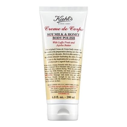 200ML KIEHLS CRÈME DE CORPS Gommage au lait de soja & miel  1 of 3 