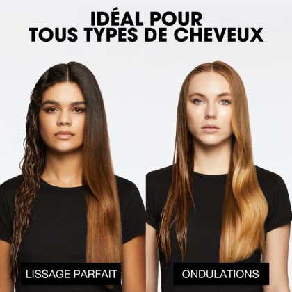 Lisseur séchant 2-en-1 - noir
