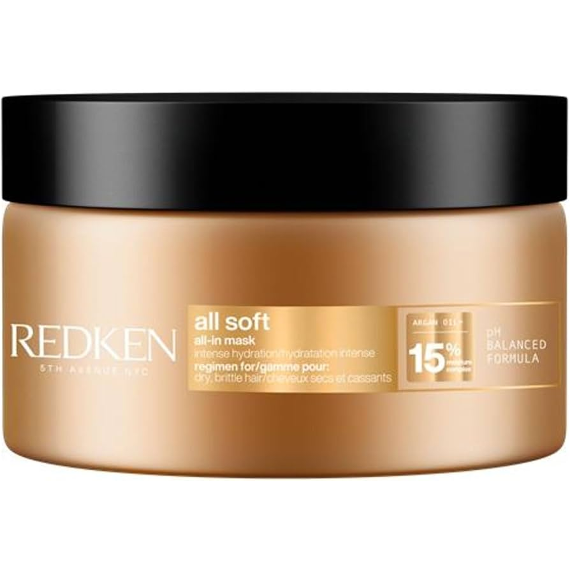 Redken - All Soft All In - Masque Hydratation Cheveux Secs - 100ml