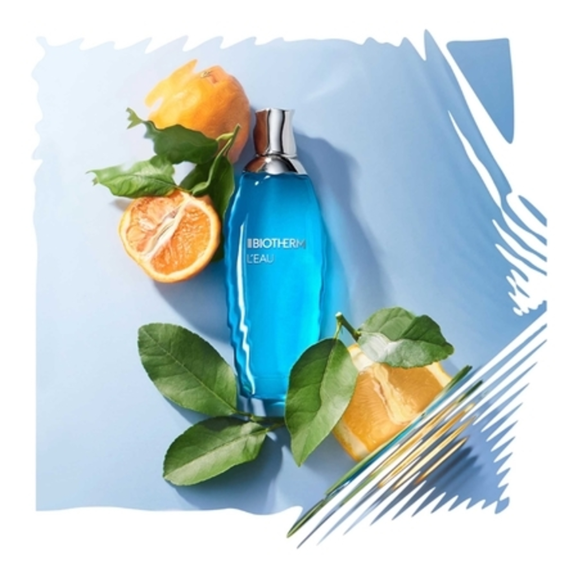 Eau de toilette dynamisante du lait corporel