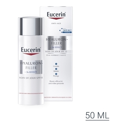 50ML EUCERIN HYALURON-FILLER + 3x EFFECT Soin de jour peau normale à mixte SPF15  1 of 4 