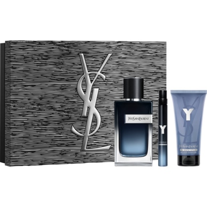 Yves Saint Laurent Y Coffret eau de parfum + gel douche + vaporisateur voyage 1 of 2