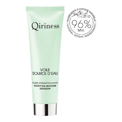 Qiriness - Les Essentiels - Voile Source D'eau - Fluide Hydratation Matité - 50ml