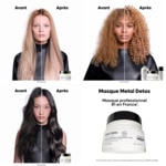 75ml L'ORÉAL PROFESSIONNEL SERIE EXERT METAL DETOX Masque protecteur pour cheveux sensiblisés et cassants  3 of 4 Masque protecteur pour cheveux sensiblisés et cassants