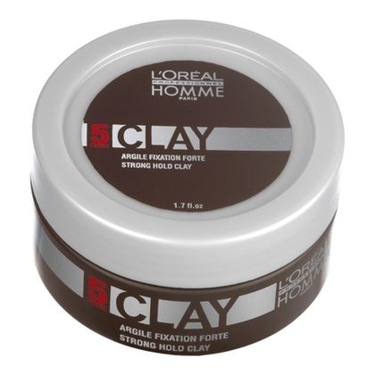 50mL L'ORÉAL PROFESSIONNEL L'ORÉAL PROFESSIONNEL HOMME CLAY Argile fixation forte  1 of 1 