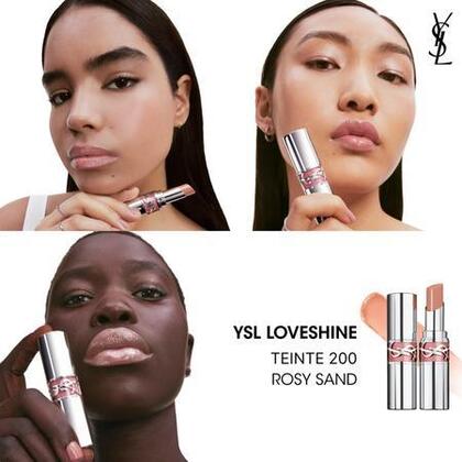  Yves Saint Laurent LOVESHINE Rouge à lèvres brillant et soin  1 of 4 