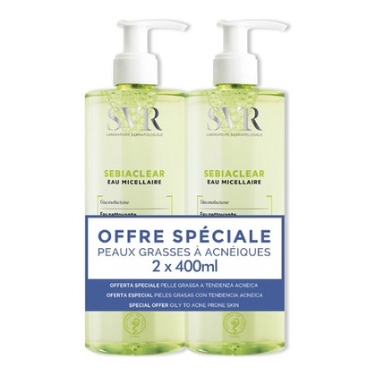 800ML LABORATOIRE SVR SEBIACLEAR DUO EAU MICELLAIRE Eau nettoyante purifiante  1 of 1 