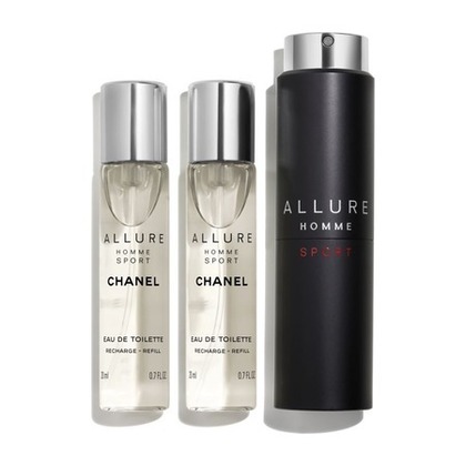 60ML CHANEL ALLURE HOMME SPORT EAU DE TOILETTE VAPORISATEUR DE VOYAGE RECHARGEABLE  1 of 1 