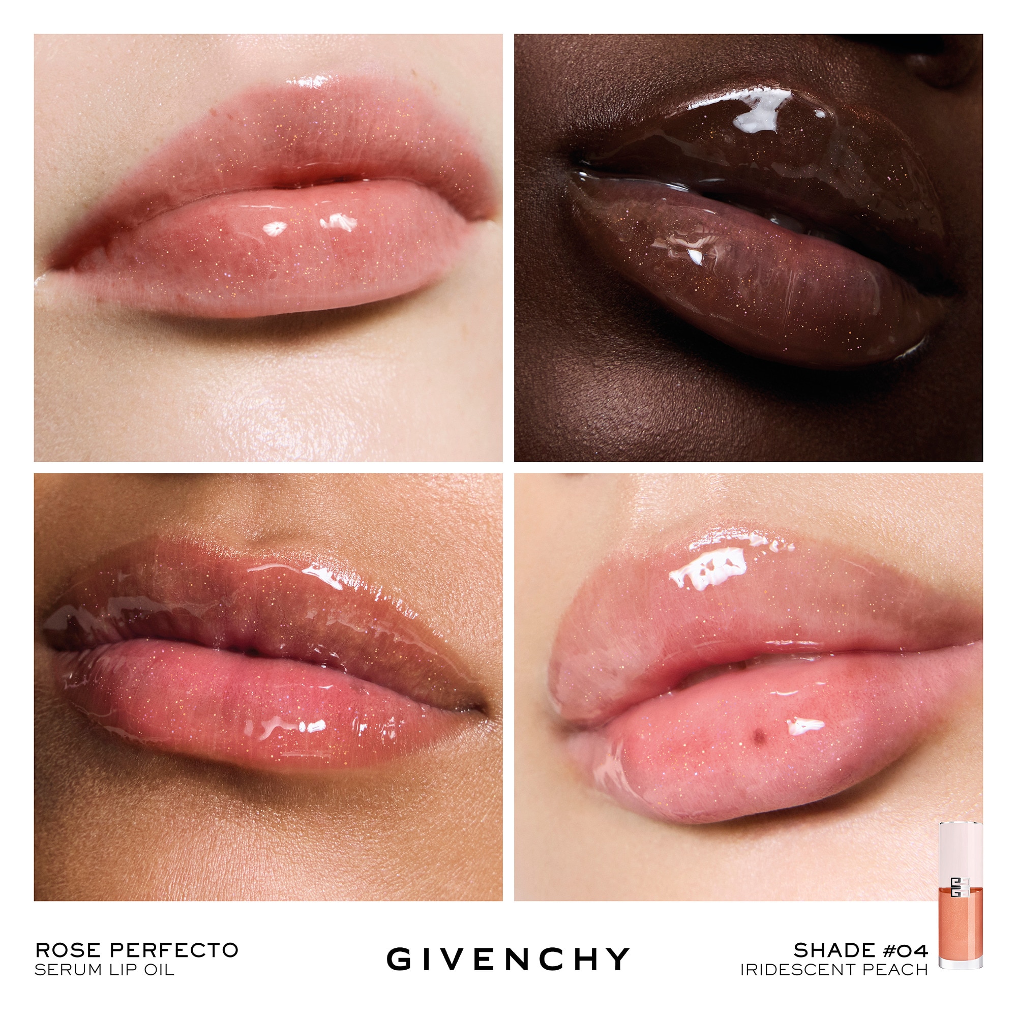  GIVENCHY PERFECTO SERUM LIP OIL Huile à lèvres nourrissante et brillante longue-tenue  1 of 4 