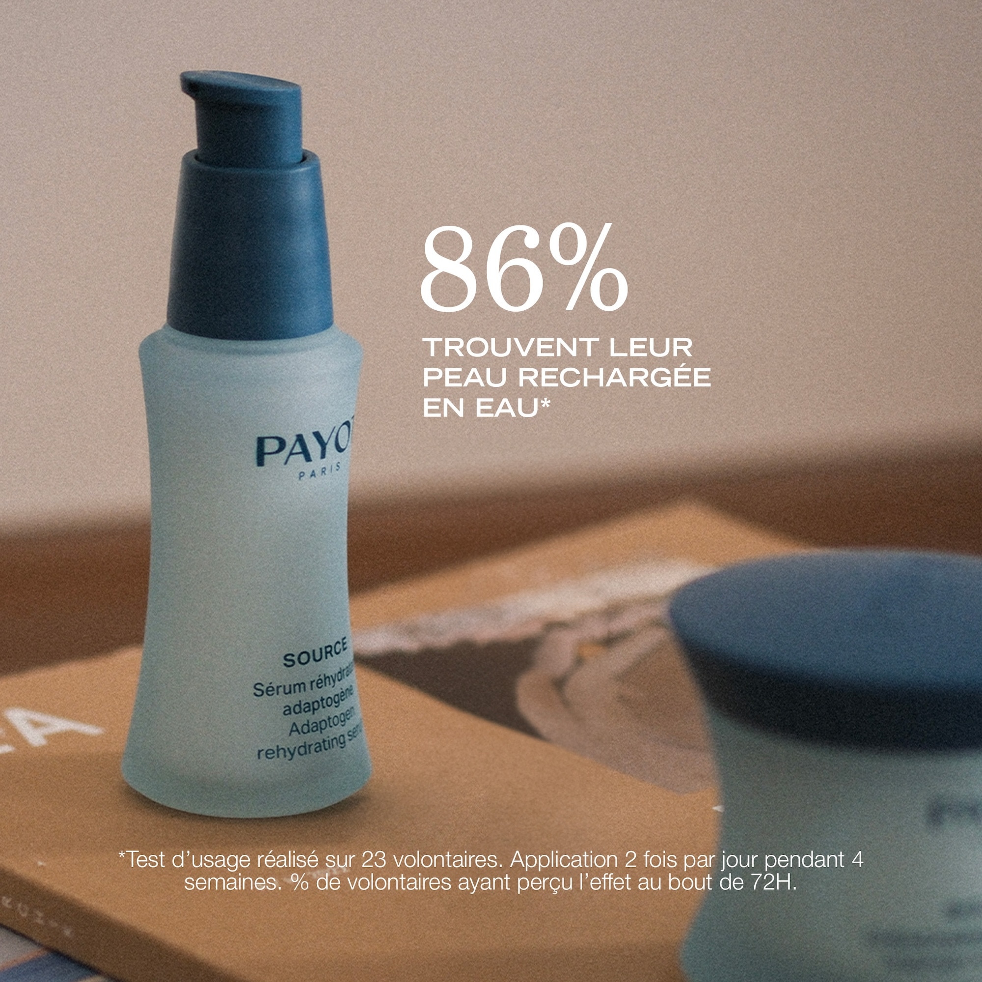 Sérum réhydratant adaptogène