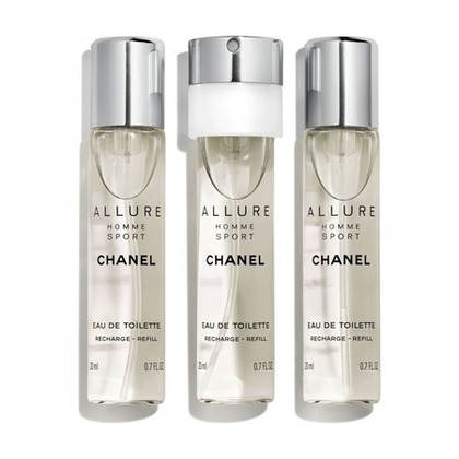 60ML CHANEL ALLURE HOMME SPORT EAU DE TOILETTE VAPORISATEUR DE VOYAGE RECHARGE  1 of 1 