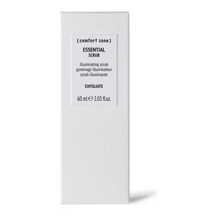 60ML COMFORT ZONE ESSENTIAL Exfoliant visage - gommage illuminateur d'origine naturelle  1 of 3 