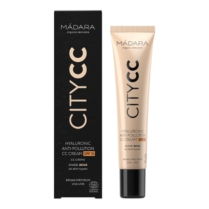  MADARA CITY CC CC crème anti-pollution à l'acide hyaluronique SPF15  1 of 4 