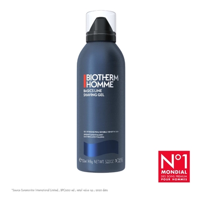 BIOTHERM - Homme - Gel De Rasage Peau Sensible Apaisant & Revitalisant - 150ml