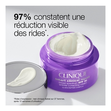 50ML Clinique SMART CLINICAL REPAIR Smart clinical repair™ - crème correctrice anti-rides SPF 30  1 of 4 