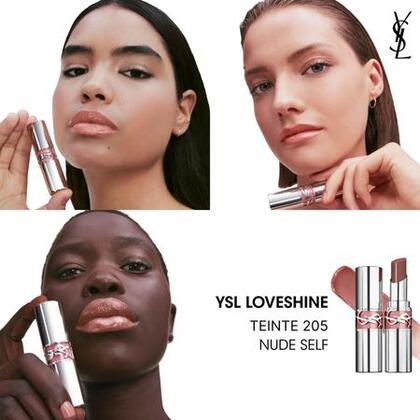  Yves Saint Laurent LOVESHINE Rouge à lèvres brillant et soin  1 of 4 