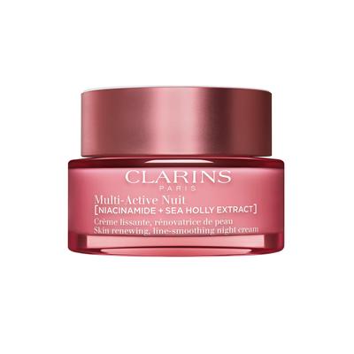 Clarins - Multi-active - Crème Nuit Lissante, Rénovatrice De Peau – Peaux Sèches - 50ml