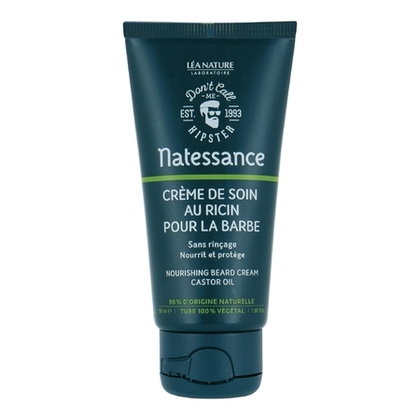 50mL Natessance HOMME Crème de soin pour la barbe au ricin  1 of 2 