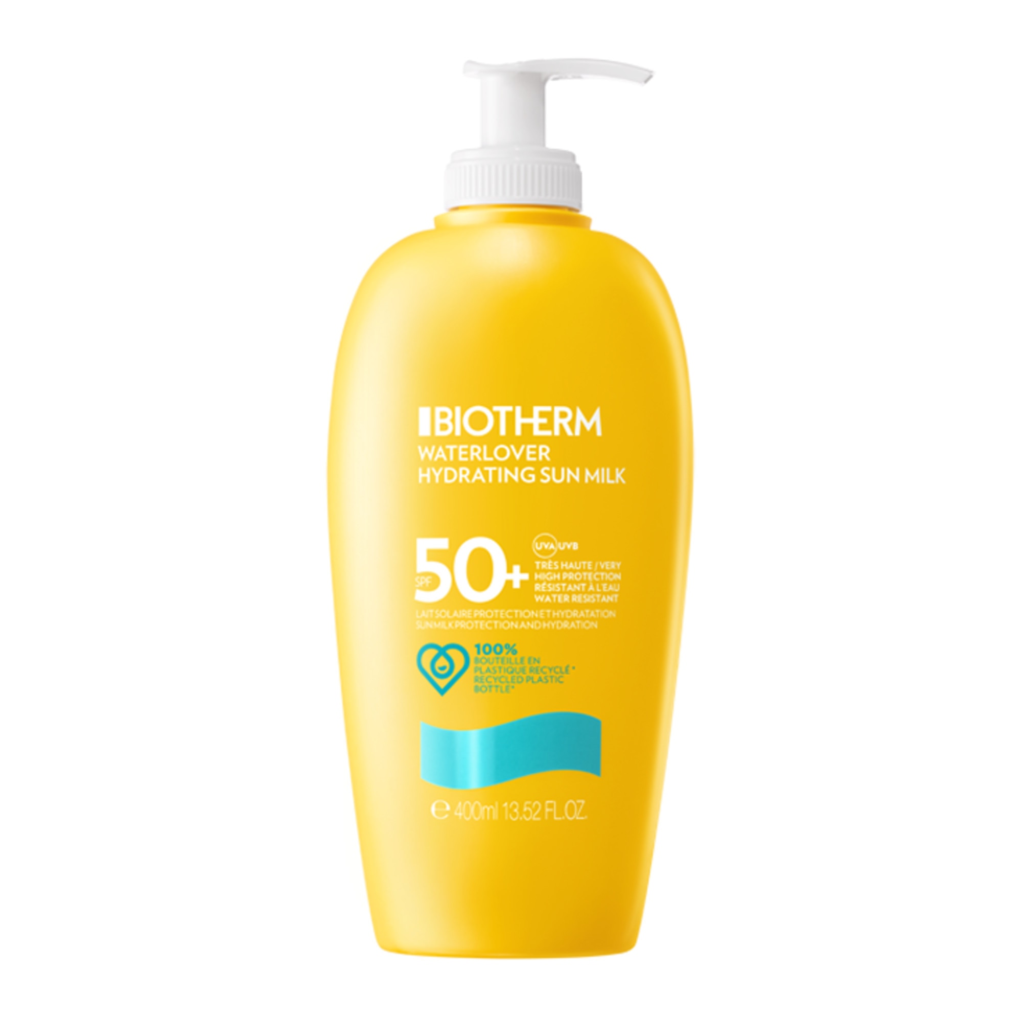 400ml BIOTHERM Waterlover Lait hydratant 1 of 4