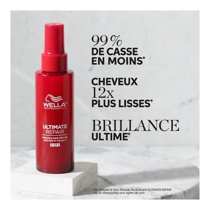 95ML WELLA PROFESSIONALS ULTIMATE REPAIR Soin miracle revitalisant - traitement réparateur sans rinçage cheveux abîmés  1 of 4 