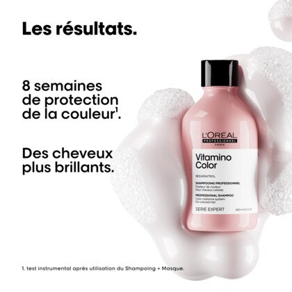 Shampoing pour cheveux colorés
