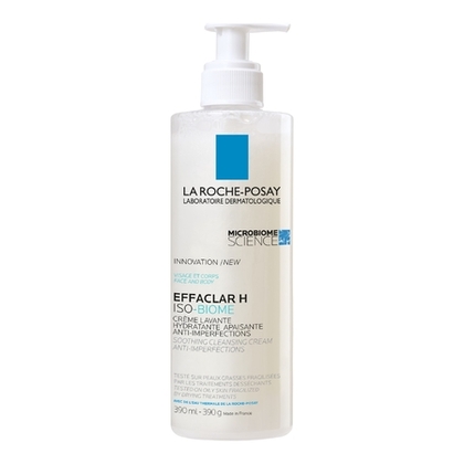 390ml LA ROCHE POSAY EFFACLAR H Crème lavante hydratante apaisante anti-imperfections visage pour peaux grasses et desséchées  1 of 4 