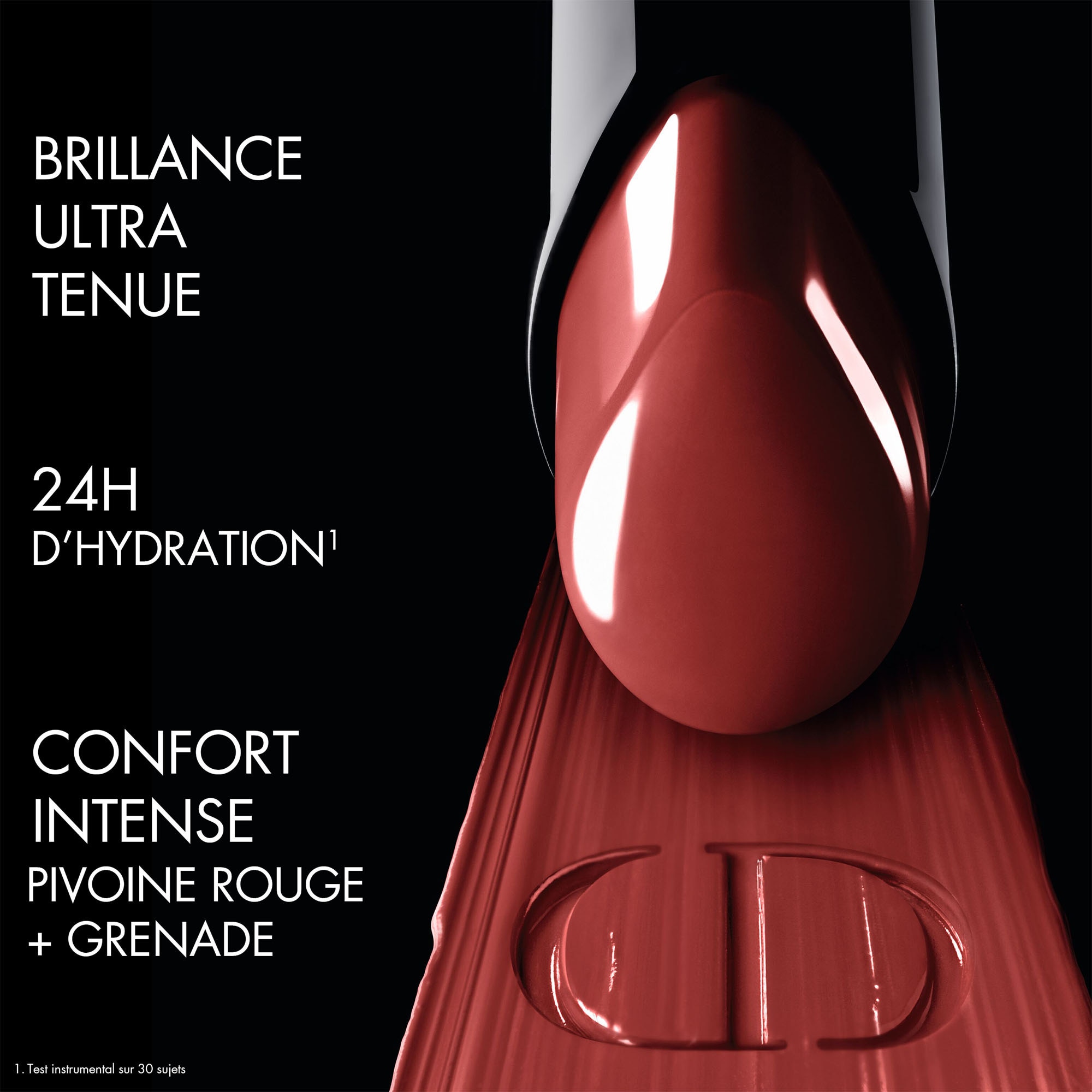 Rouge à lèvres fini brillant ultra longue tenue