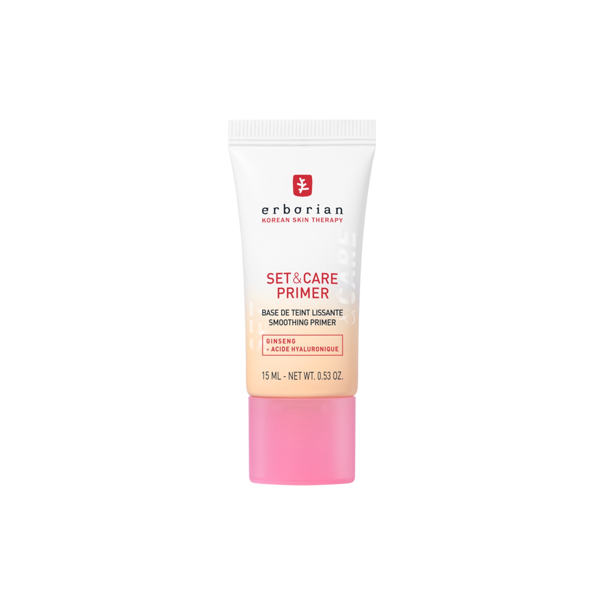 15mL ERBORIAN SET & CARE PRIMER Base de teint lissante : lisse, floute et hydrate 1 of 3 Base de teint lissante : lisse, floute et hydrate