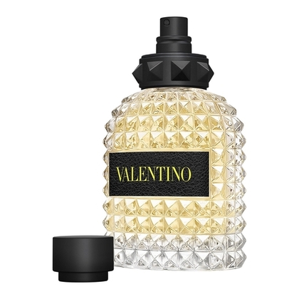 50mL Valentino Born in Roma Yellow Dream Uomo Eau de Toilette Pour Lui Ambré Epicé  1 of 4 