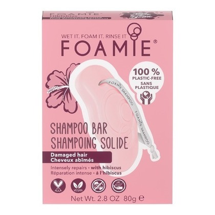 80G FOAMIE SHAMPOING SOLIDE Shampoing solide Hibiskiss - cheveux abimés  1 of 4 