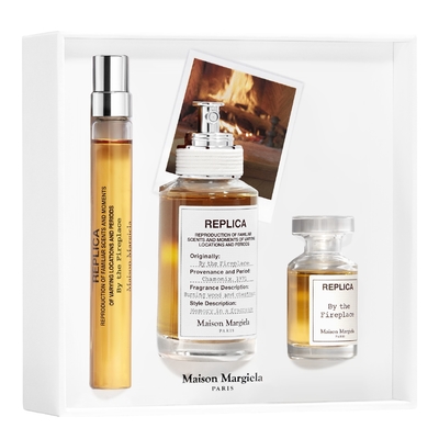 Maison Margiela - Replica By The Fireplace - Coffret Eau De Toilette + Miniature + Vaporisateur De Voyage