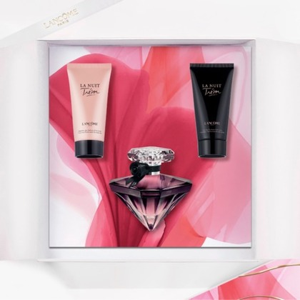  Lancôme LA NUIT TRÉSOR Coffret eau de parfum + gel douche + lait pour le corps  1 of 3 