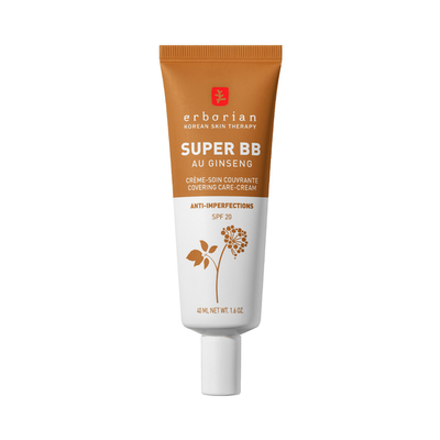 Erborian - Super Bb Au Ginseng - Crème Soin Couvrant Anti-imperfections - Chocolat - 15ml