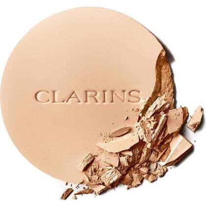  Clarins EVER MATTE COMPACT POWDER Poudre compacte matifiante infusée au lait de pêcher  1 of 4 